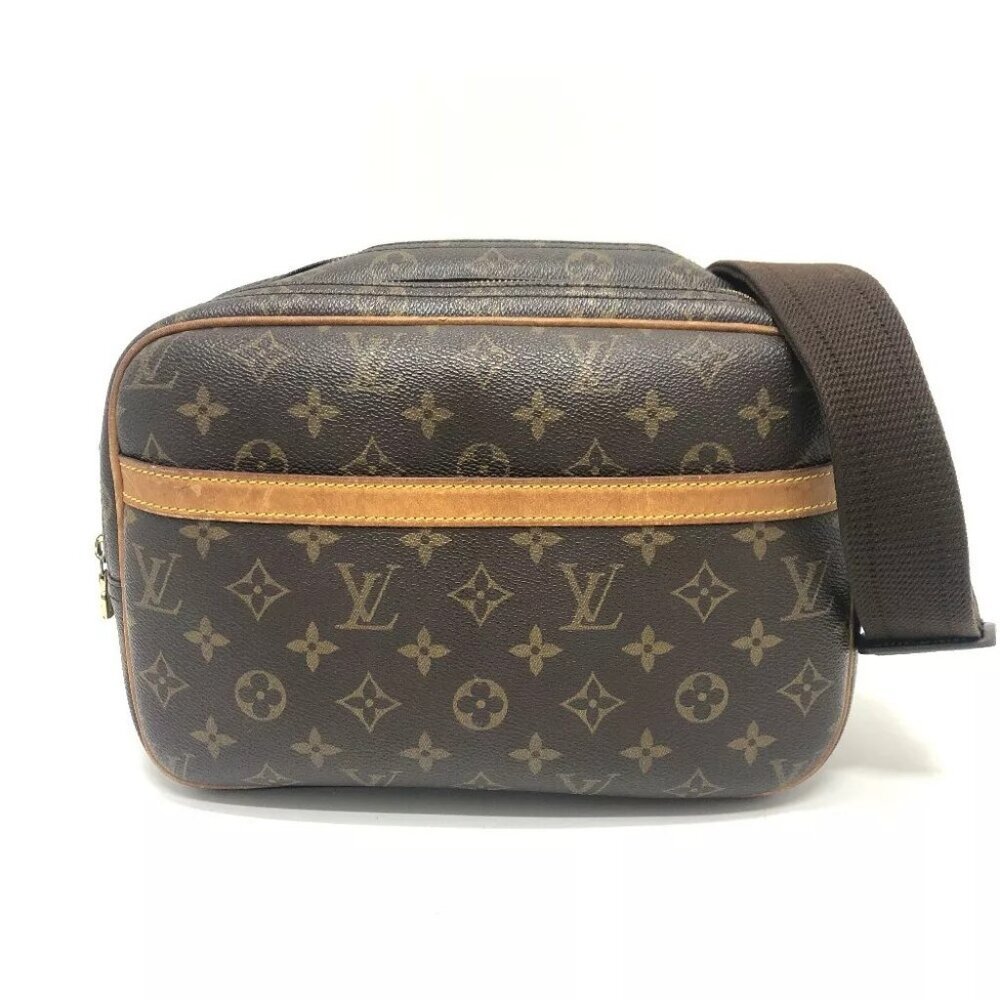 LOUIS VUITTON M45254 Monogram ReporterPM Double Zip Crossbody Bag Shoulder Bag - Picture 1 of 16